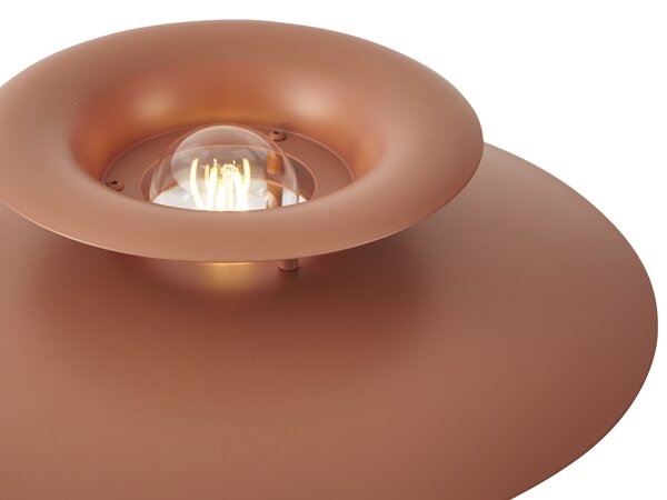 Retro stolná lampa Mocha Steel 45cm - Pauly