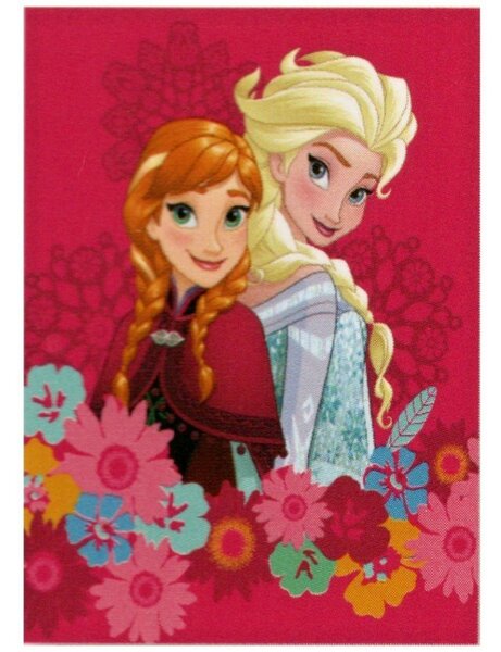 Detská flísová deka Ľadové kráľovstvo - Frozen - Anna a Elsa - 100 x 140 cm