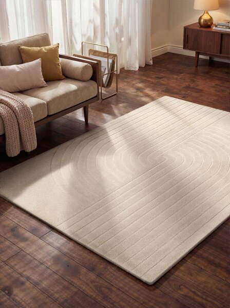 Vikosa, Kusový koberec Vikosa Arcura 106269 Cream White, 120x180, biela, obývacia izba