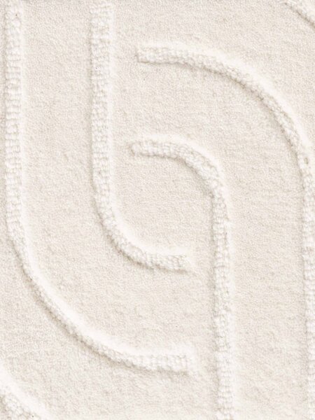Vikosa, Kusový koberec Vikosa Arcura 106269 Cream White, 120x180, biela, obývacia izba