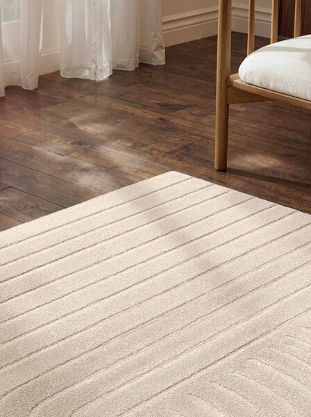 Vikosa, Kusový koberec Vikosa Arcura 106269 Cream White, 120x180, biela, obývacia izba