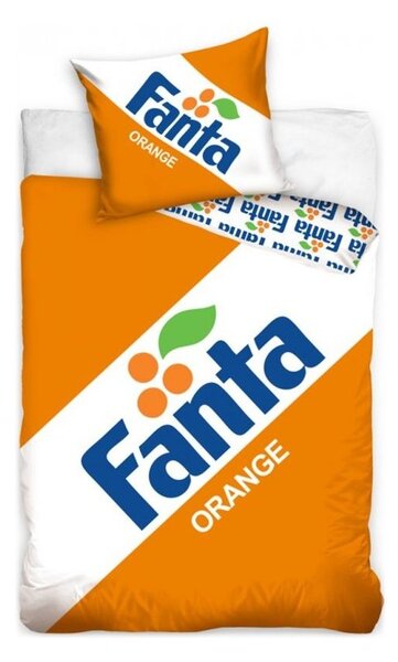 Bavlnené posteľné obliečky Fanta Classic Logo - 100% bavlna renforce - 70 x 90 cm + 140 x 200 cm
