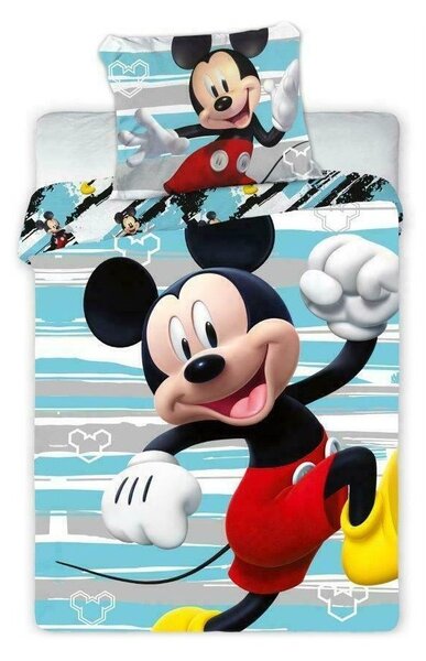 Obliečky do detskej postieľky Mickey Mouse - Disney - 100% bavlna - 40 x 60 cm + 100 x 135 cm