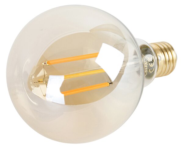Inteligentná LED žiarovka E27 G95 zlatá 7W 806lm 1800K - 3000K
