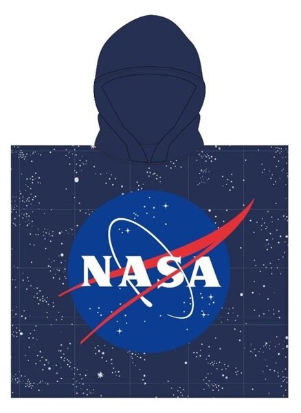 Detské pončo - osuška s kapucňou NASA - 55 x 110 cm