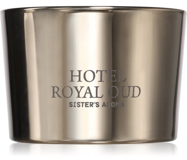 Sister's Aroma Hotel Royal Oud vonná sviečka 150 g