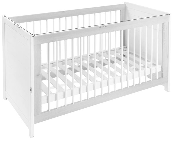 POSTIEĽKA S PRIEČKAMI 70 cmx140 cm My Baby Lou - Izby pre bábätká