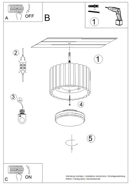 Stropné svietidlo Aura, 1x bordové hliníkové tienidlo, (6 cm)