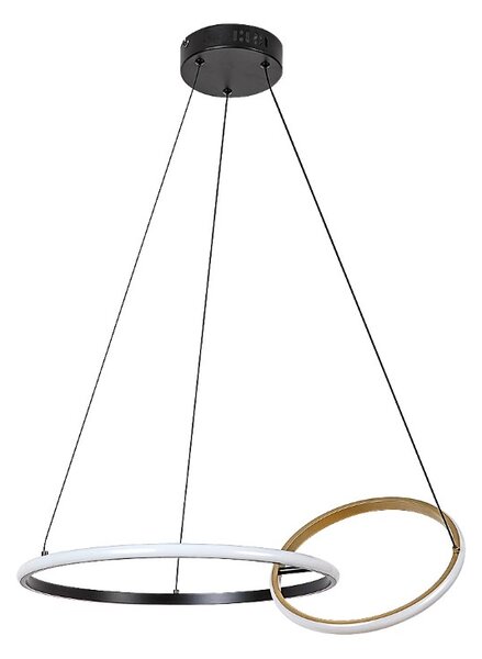 RABALUX 72296 Emilion závesné svietidlo LED 36W/2150lm 4000K čierna, zlatá, biela