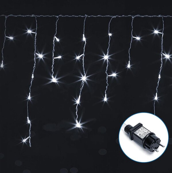 Aigostar - LED vonkajší dekoračný reťazec 300xLED/6W/230V 15x0,6m IP44 studená biela