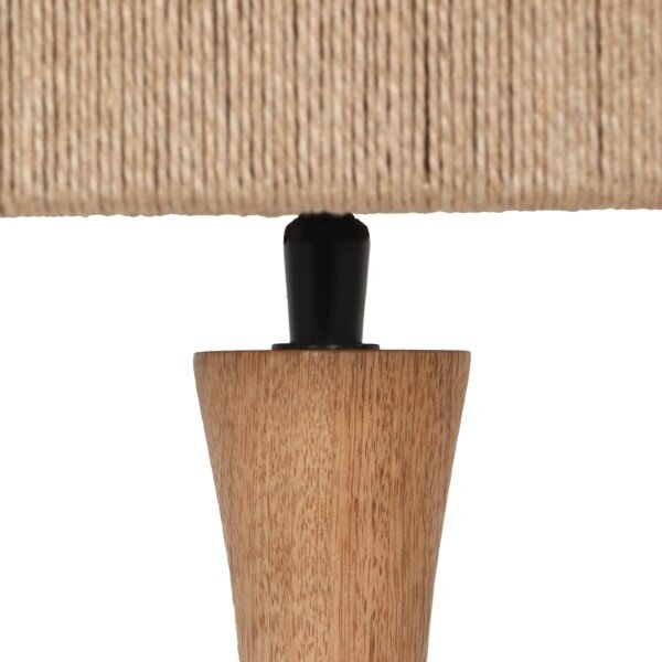 TRIO 567200130 TOBA stolná lampa V540mm 1xE27 drevo, béžová
