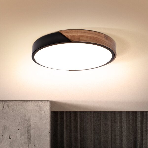 Brilagi - LED Stropné svietidlo PILANA LED/24W/230V dub pr. 30 cm