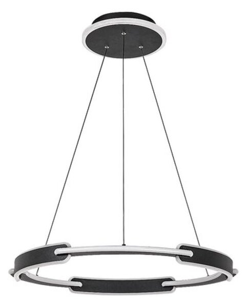 RABALUX 72229 Sindri závesné svietidlo D600mm LED 45W/3200lm 3000+4000K čierna, biela, DIP switch