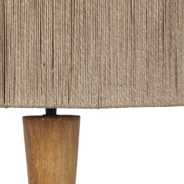 TRIO 467200130 TOBA stojacia lampa V1350mm 1xE27 drevo, béžová