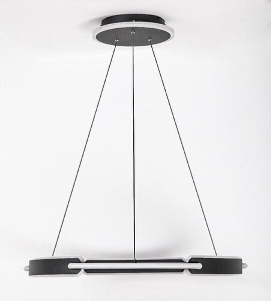 RABALUX 72229 Sindri závesné svietidlo D600mm LED 45W/3200lm 3000+4000K čierna, biela, DIP switch