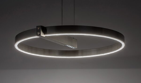 RABALUX 72222 Thrac závesné svietidlo D600mm LED 34W/1700lm 4000K kartáčovaný hliník, biela, ON/OFF
