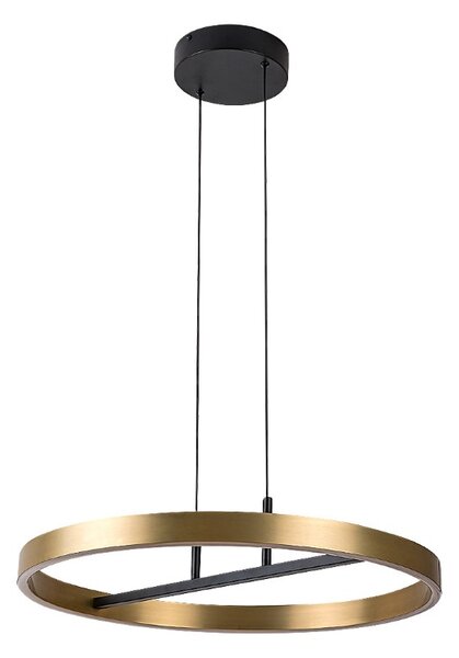 RABALUX 72221 Thric závesné svietidlo D600mm LED 42W/3500lm 3000K čierna, zlatá, biela
