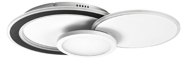 RABALUX 71402 Stavros stropné svietidlo LED 40W/2660lm 3000-6500K čierna, biela, stmievateľné, diaľkový ovládač