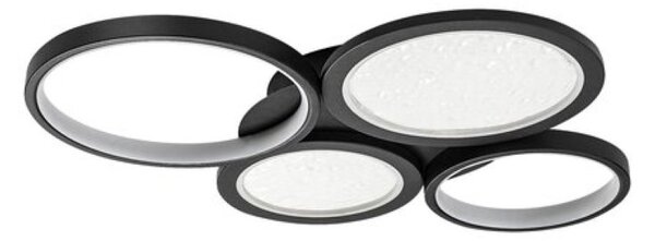 RABALUX 71378 Aranis stropné svietidlo LED 40W/2300lm 3000-6500K čierna, biela, stmievateľné, diaľkový ovládač