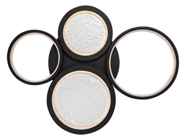 RABALUX 71378 Aranis stropné svietidlo LED 40W/2300lm 3000-6500K čierna, biela, stmievateľné, diaľkový ovládač
