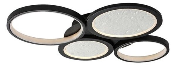 RABALUX 71378 Aranis stropné svietidlo LED 40W/2300lm 3000-6500K čierna, biela, stmievateľné, diaľkový ovládač