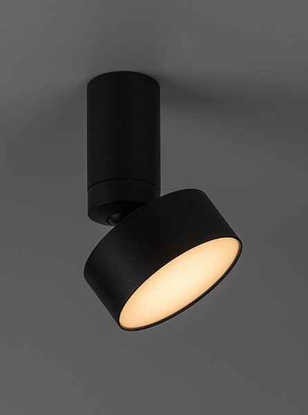 RABALUX 71321 Ovidia povrchové bodové svietidlo D110mm LED 10W/640lm 3000K čierna, biela