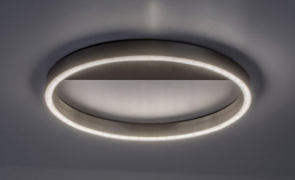 RABALUX 71311 Thrac stropné svietidlo D400mm LED 20W/1350lm 4000K kartáčovaný hliník, biela