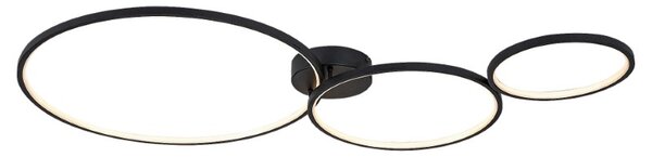 RABALUX 71297 Formand stropné svietidlo LED 38W/1100lm 3000K čierna, biela
