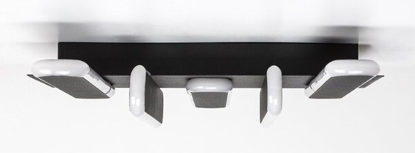 RABALUX 71050 Sindri stropné svietidlo LED 36W/1900lm 3000+4000K čierna, biela