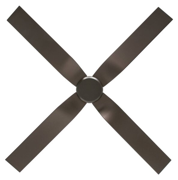 CasaFan Stropný ventilátor Eco Ventos, bronz, kov, IP44, DC, WiFi, Hnedá / hrdzavá, kov, Moderný