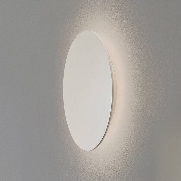 Argon LED nástenné svetlo Orios Plus, piesková farba, kov, Ø 30 cm, Krémová / jantárovo žltá, Obývacia izba / jedáleň, kov, Moderný, Nástenné svietidlo