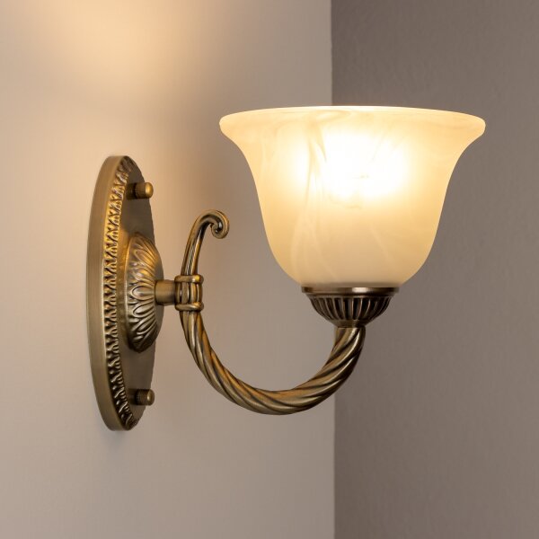 Brilagi - Nástenná lampa CLASSIC 1xE27/60W/230V mosadz