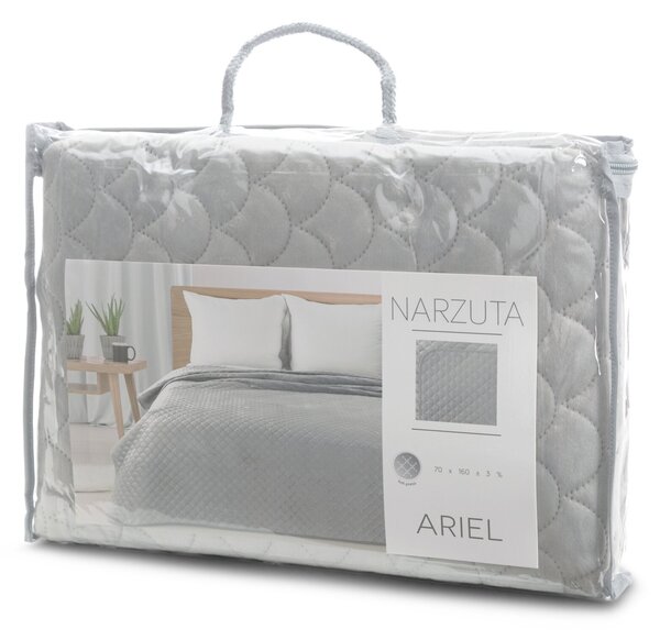 PREHOZ NA POSTEĽ ARIEL 170X210 CM STRIEBORNÝ