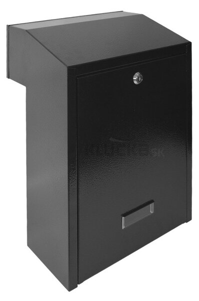 W3 - 2 poštová schránka čierna, Čierna