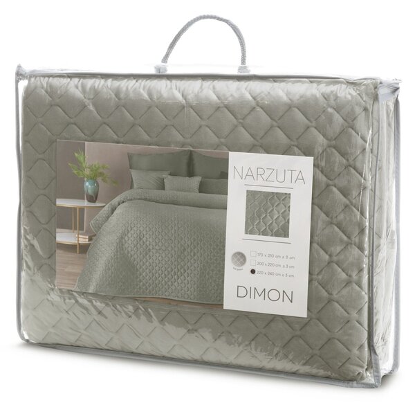 PREHOZ NA POSTEĽ DIMON 200X220 CM STRIEBORNÝ