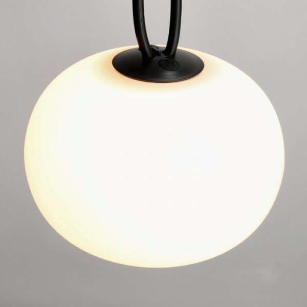 LED stmievateľné nabíjateľné vonkajšie svietidlo VENEZIA LED/1,5W/5V 2500K IP54 2600mAh čierne