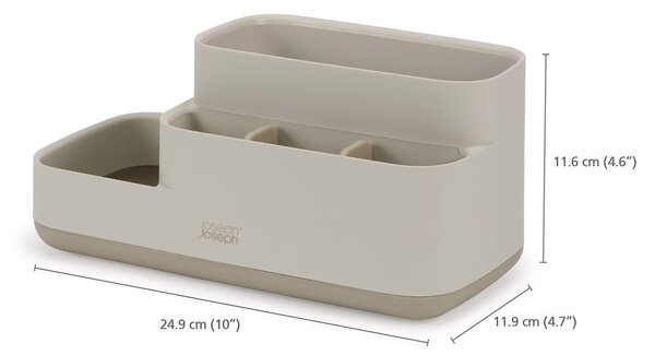 Béžový kúpeľňový organizér EasyStore – Joseph Joseph