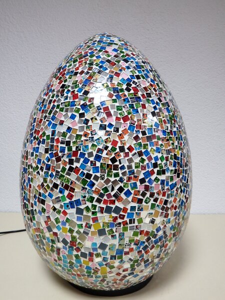 Stolná lampa POP ART - viacfarebná - EGG - XXL