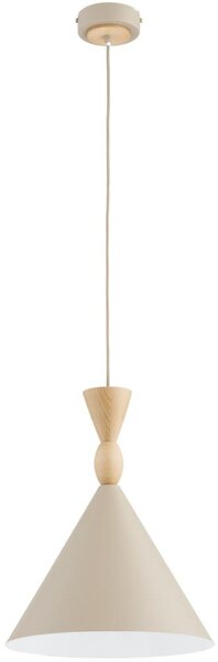 Luster na lankách FERYT 1xE27/15W/230V béžová