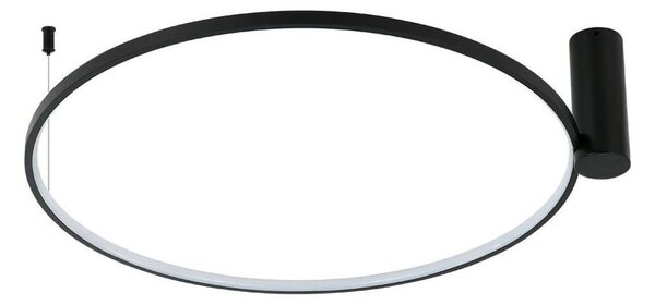LED stropné svietidlo RING S LED/34W/230V 3000/4000/6000K priemer 60 cm čierna