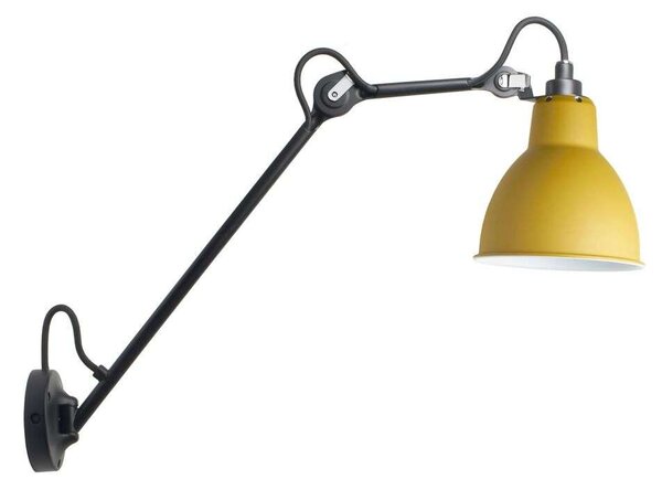 DCW - 122 Nástenné Svietidlo Black/Yellow Lampe Gras - Lampemesteren