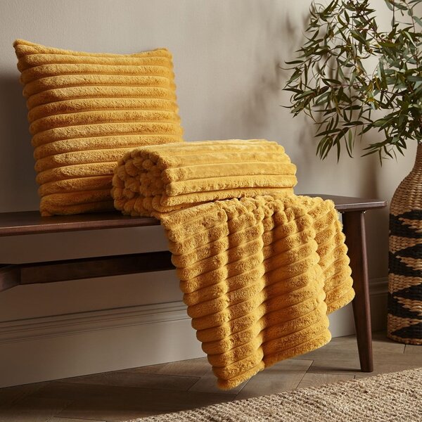 Dekoračný vankúš 45x45 cm Cosy Ribbed - Catherine Lansfield