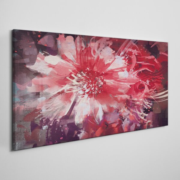 Obraz canvas Abstrakcie rastlinných kvetín