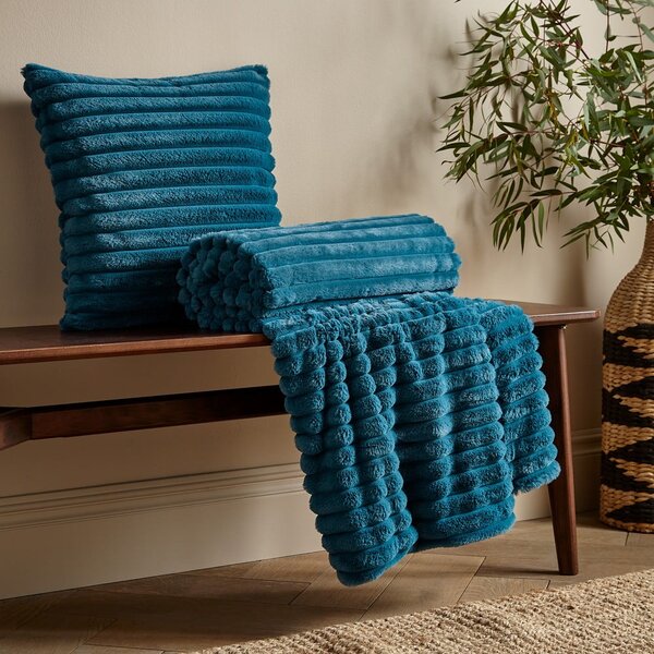 Dekoračný vankúš 45x45 cm Cosy Ribbed - Catherine Lansfield