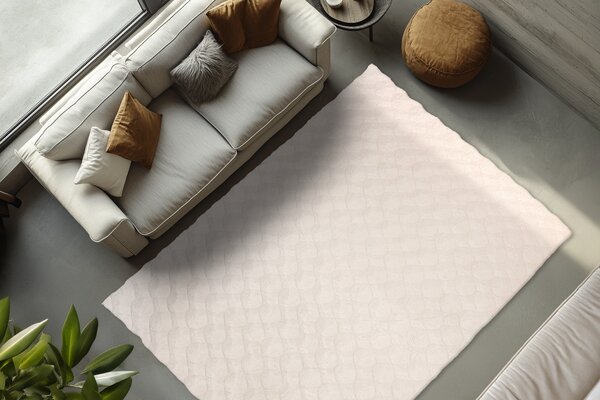 Obsession , Kusový koberec Diamond Cut 800 Cream, 80x150, béžová, obývacia izba