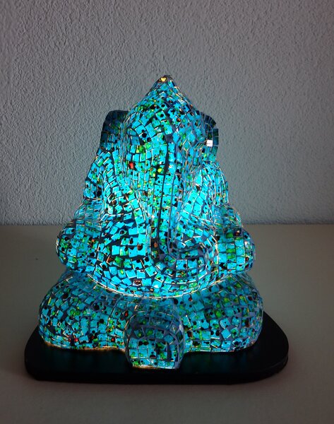 Lampa stolná GANESH, 26 cm, ručná práca