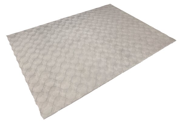 Obsession , Kusový koberec Diamond Cut 800 Grey, 80x150, šedá, obývacia izba