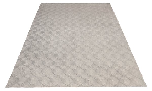 Obsession , Kusový koberec Diamond Cut 800 Grey, 80x150, šedá, obývacia izba