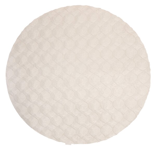 Obsession , Kusový koberec Diamond Cut 800 Cream kruh, 120x120 (priemer) kruh, béžová, obývacia izba