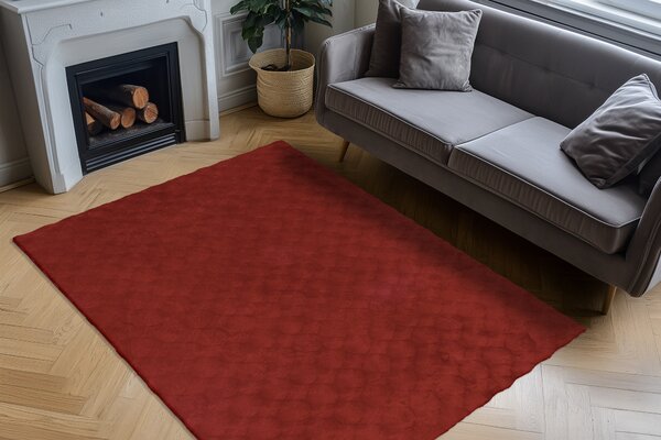 Obsession , Kusový koberec Diamond Cut 800 Red, 80x150, červená, obývacia izba